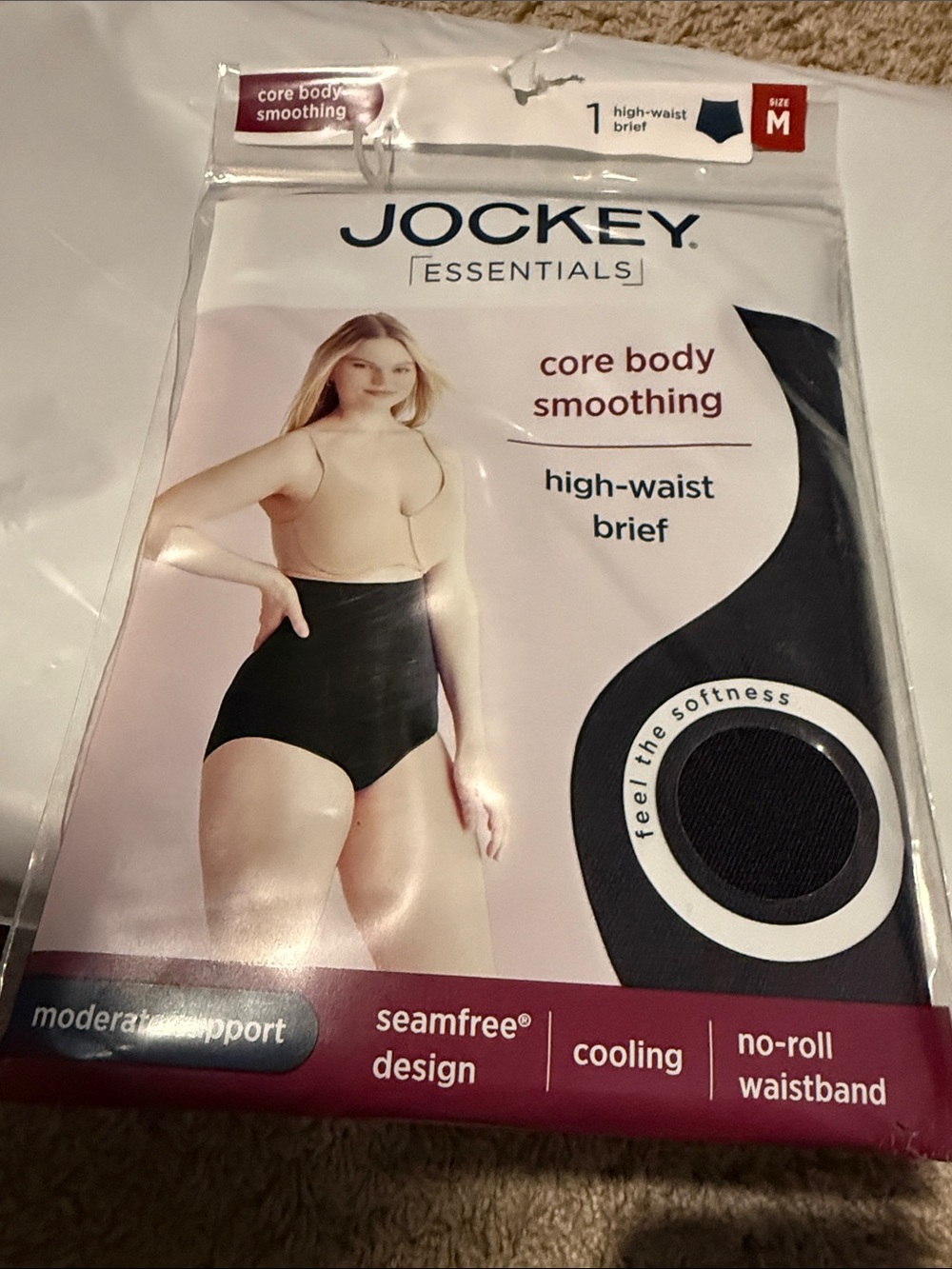 Jockey Essentials High-Waist Brief - Black